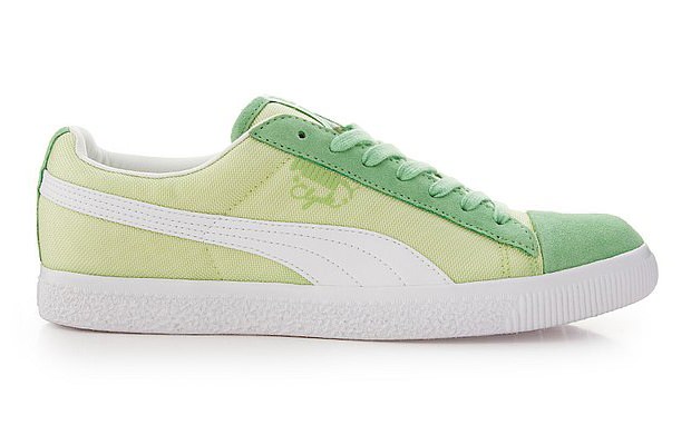 UNDFTD x Puma Clyde Green Ash/White