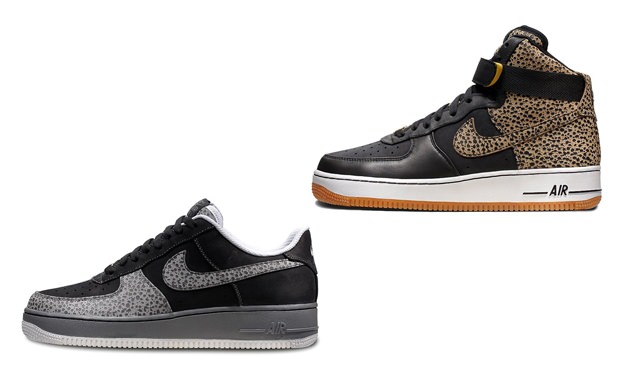 Nike Air Force 1 iD Safari Print Samples