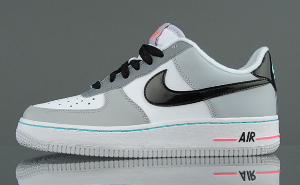 Nike Air Force GS White/Black-Cool Grey