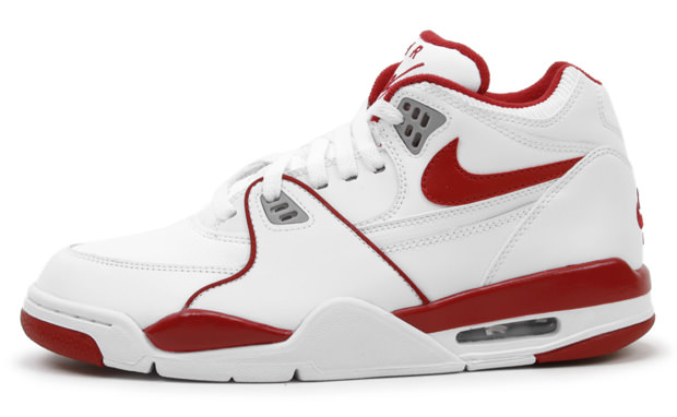 Nike Air Flight 89 White/VarsityRed-Wolf Grey