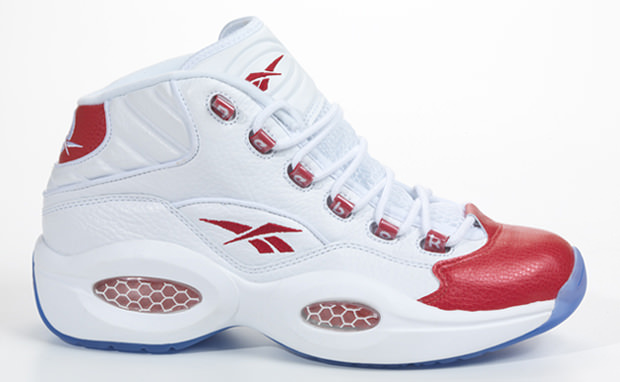 Reebok Question Mid White/Red