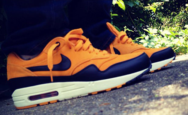 Nike Air Max 1 Premium Orange/Blue