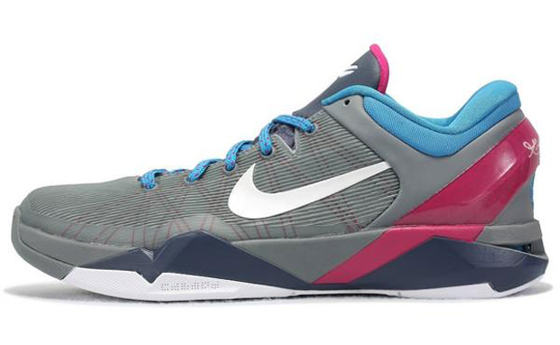 Nike Zoom Kobe VII Grey/Maroon-Blue