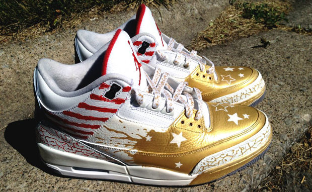 Air Jordan 3 "Dave White" Custom