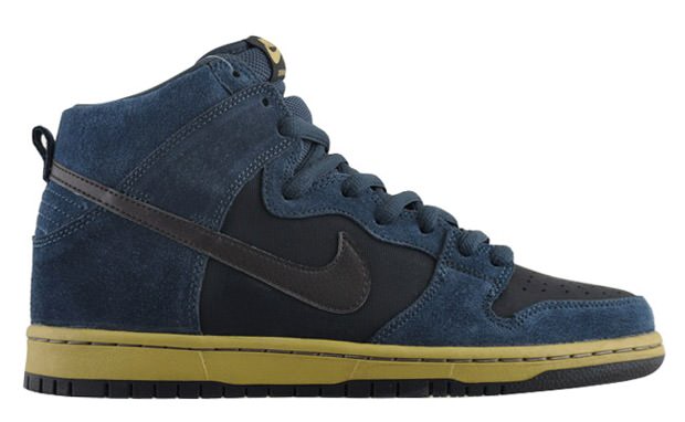 Nike SB Dunk High Navy/Gold