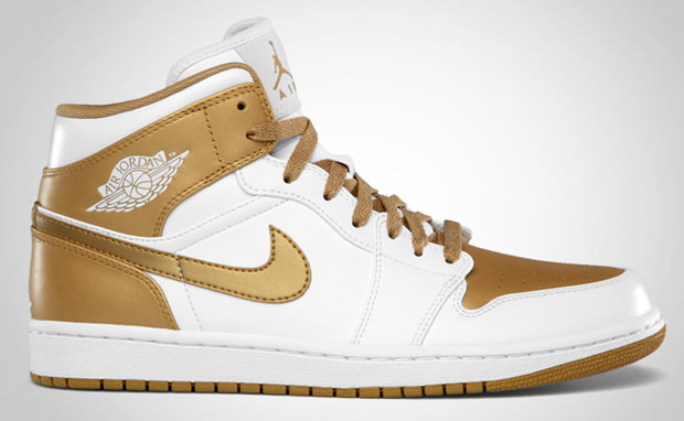 Air Jordan 1 Phat White/Metallic Gold