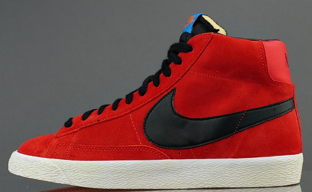 Nike Blazer Mid PRM Suede ?Challenge Red?