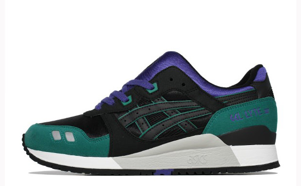 ASICS Gel Lyte III Black/Purple-Emerald