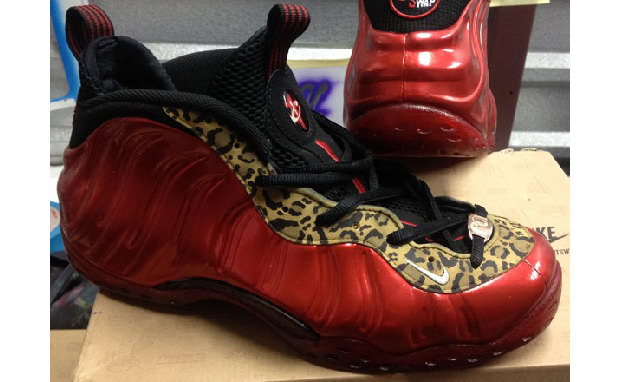 Nike Air Foamposite One "Metallic Red Leopard" Custom