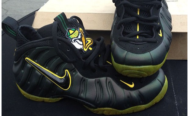 Nike Air Foamposite Pro "Oregon" Custom