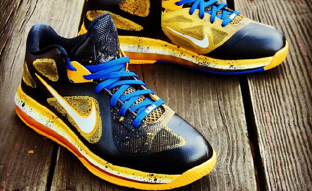 Nike LeBron 9 Low "Killer Bees Blue In" Custom