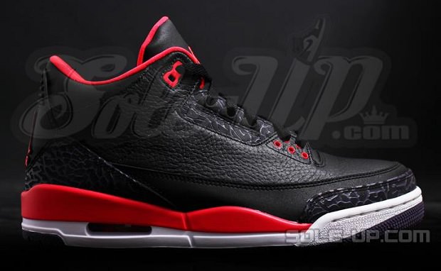 Air Jordan 3 "Bright Crimson"