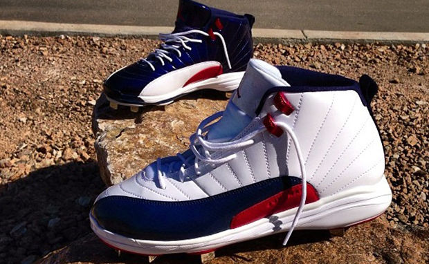 Jimmy Rollins' Air Jordan 12 "World Baseball Classic" PE Cleats