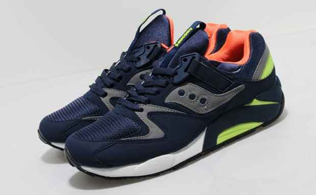 Saucony Grid 9000 Navy/Citron