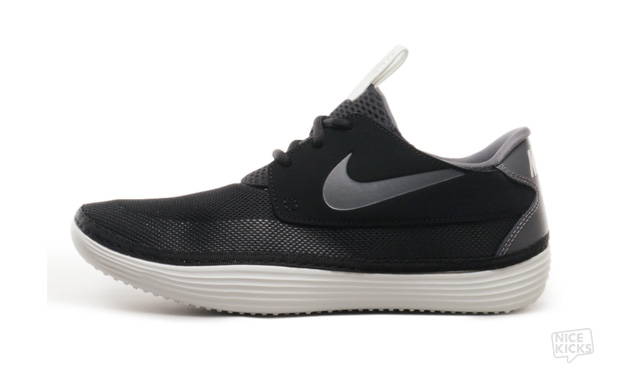 Nike Solarsoft Moccasin Black/Dark Grey