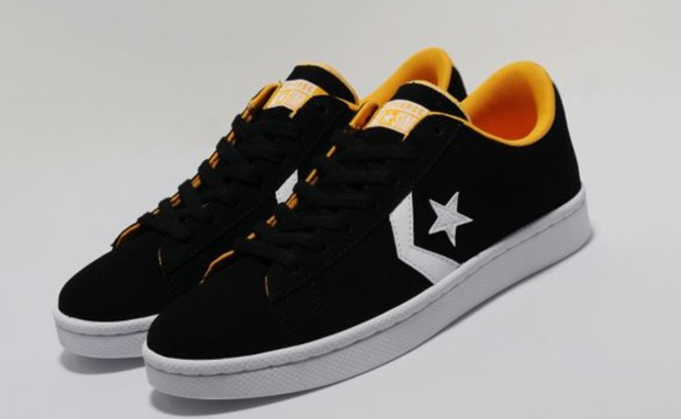 Converse Pro Leather Lo Black/White-Yellow