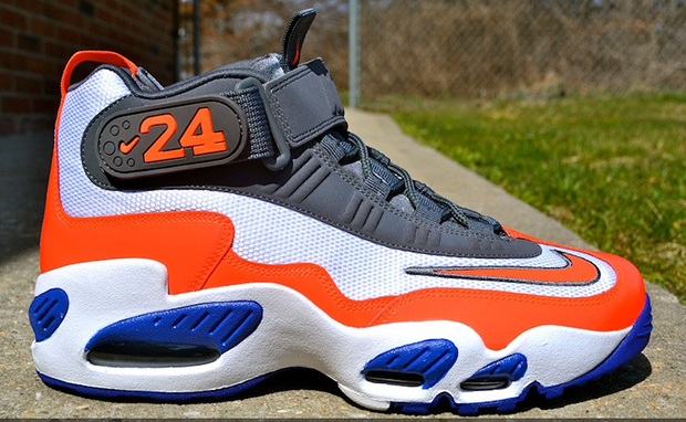 Nike Air Griffey Max White/Total Crimson-Hyper Blue