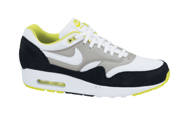 Nike Air Max 1 Essential White Black-Neon Yellow