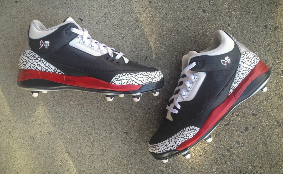 Air Jordan 3 Custom Cleat for Darnell Dockett