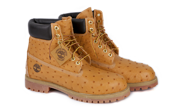 PMK x Relavent Customs Timberland 6 Inch Boot Ostrich Custom