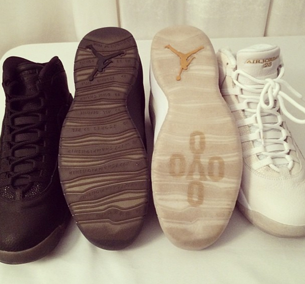 Air Jordan 10 OVO PEs for Drake