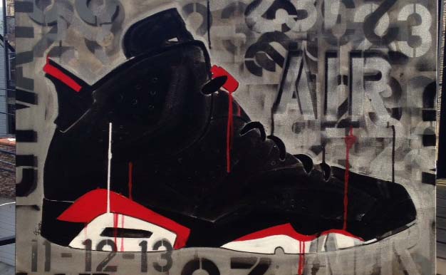 Air Jordan 6 Art by Shannon Favia