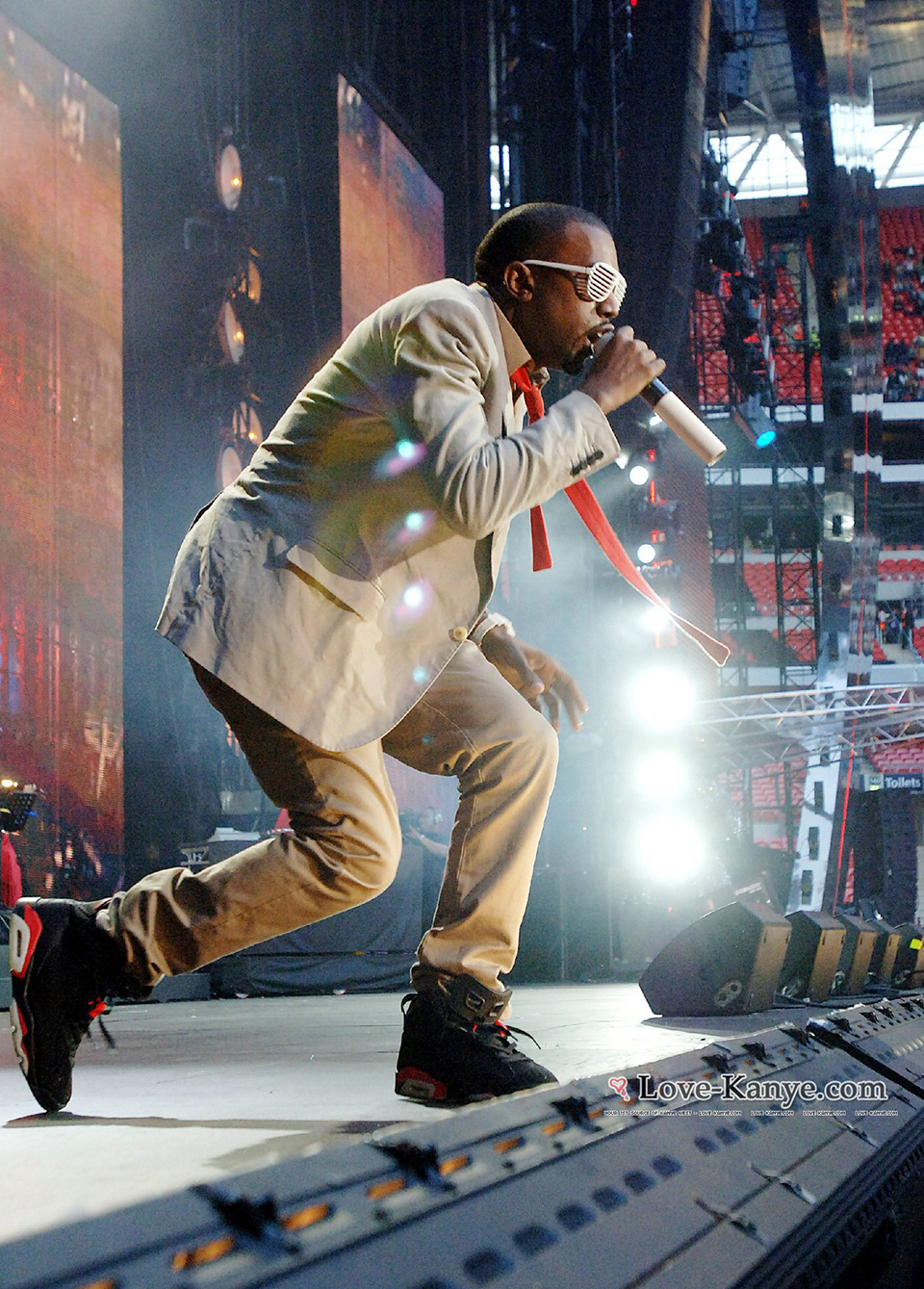 Kanye West in the Air Jordan 6