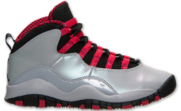 Air Jordan 10 GS Wolf Grey/Black-Legion Red