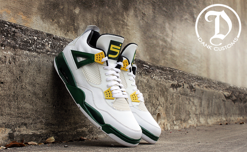 Air Jordan 4 Oregon Custom for Juwan Howard