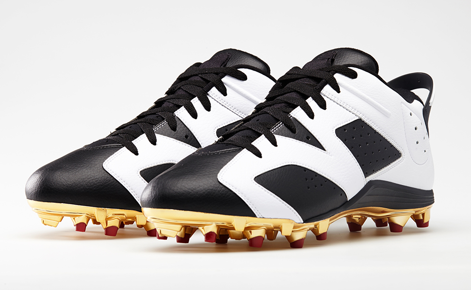 Air Jordan 6 Cleats for Michael Crabtree