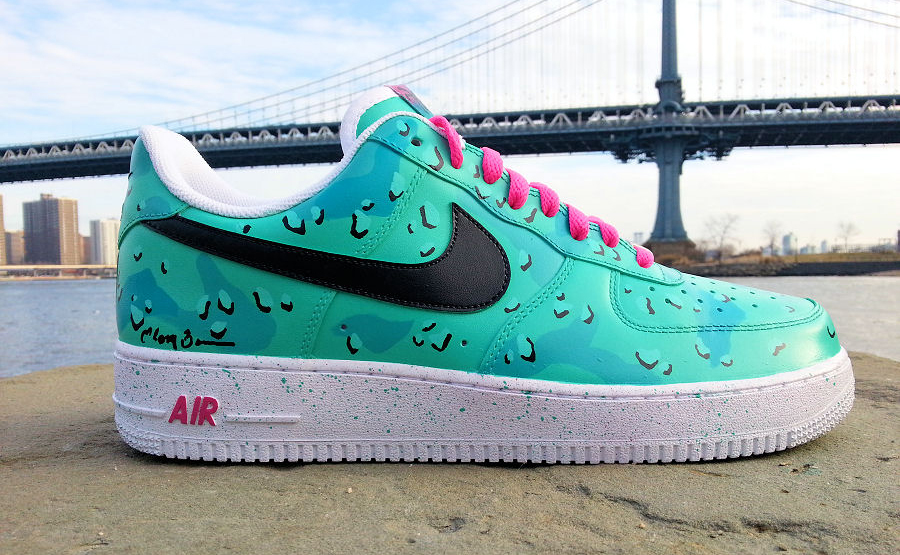 Nike Air Force 1 South Beach Camo Custom