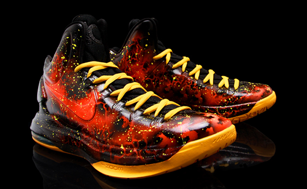 Nike KD V Heat Advisory Custom for Sneaker Con Houston