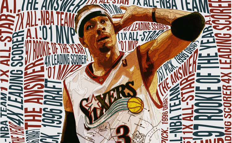 RareInk Debuts New Allen Iverson Art