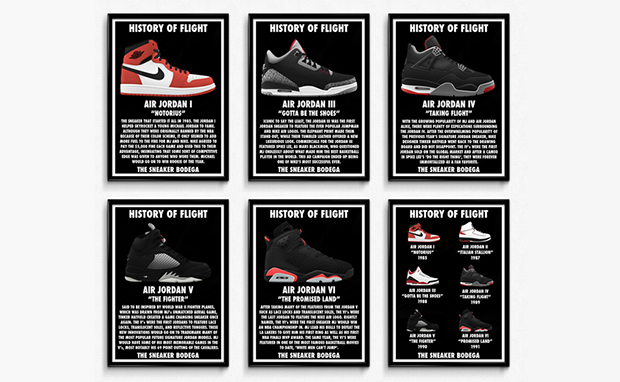 Air Jordan History of Flight Poster Series by Sneaker Bodega