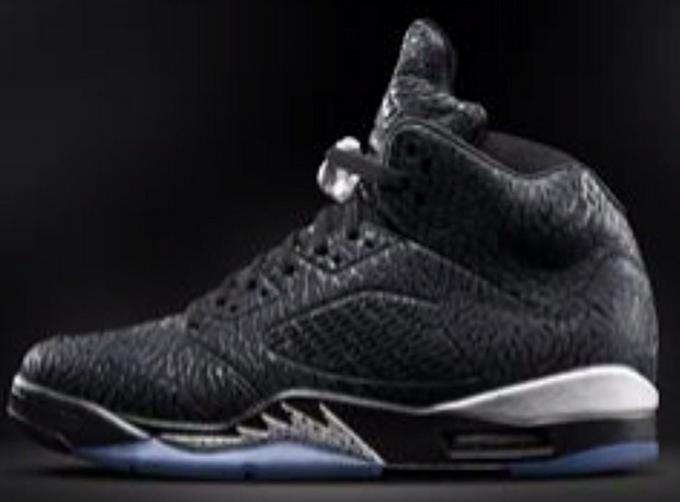 Air Jordan 5 3Lab5 Black Silver