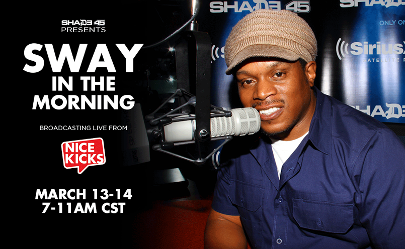 Shade 45's Sway in the Morning Live at Snkrs Day