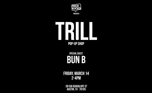 Bun B's Trill Pop-Up Shop at Snkrs Day