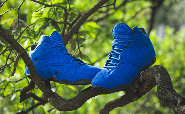 Nike LeBron 11 EXT Blue Suede