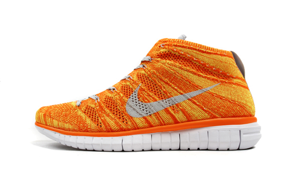 Nike Free Flyknit Chukka Orange Volt