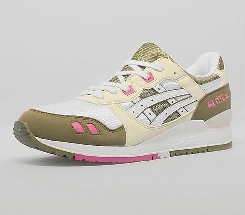 ASICS Gel Lyte III White Brown Pink