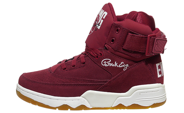 Ewing 33 Hi Burgundy Suede