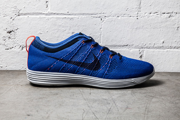 Nike Flyknit Lunar1 Game Royal Bright Crimson