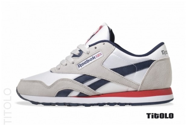 Reebok Classic Nylon SP White Red Blue