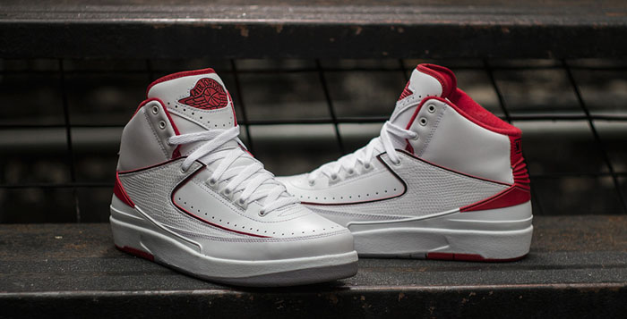 Air Jordan 2 White Red