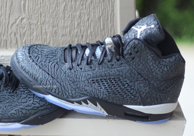 Air Jordan 5 3LAB5 Black Silver Another Look