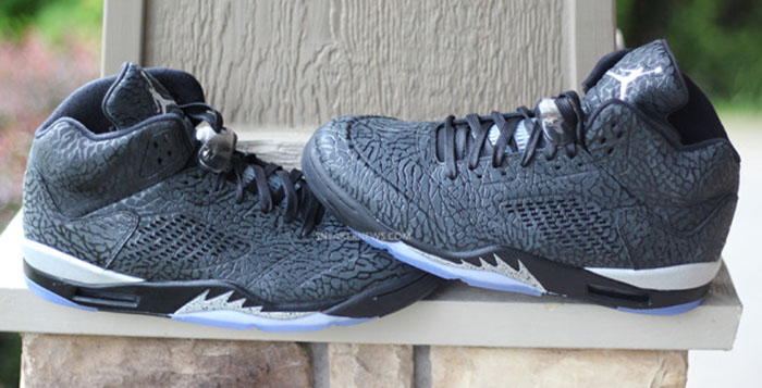 Air Jordan 5 3Lab5 Black Silver