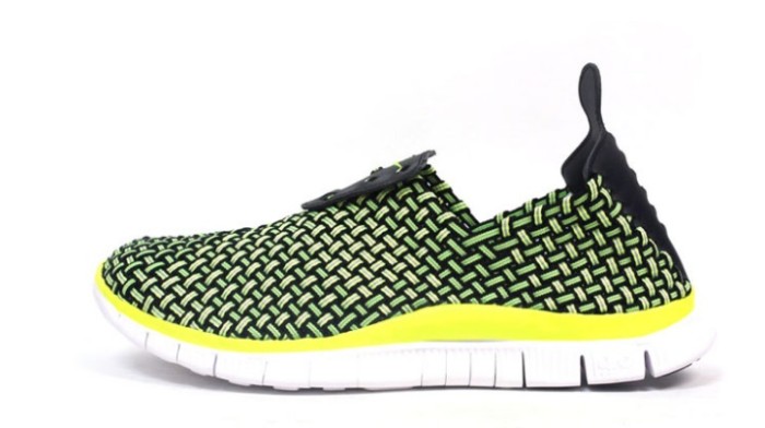 Nike Free Woven 4.0 Volt Black White