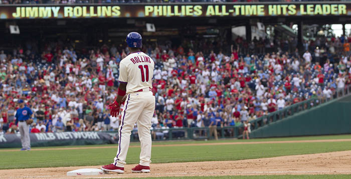 Jimmy Rollins Wears New Air Jordan 13 PE Cleat