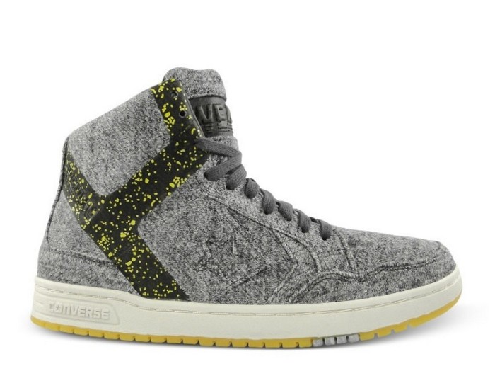 Converse CONS Weapon Mid Grey Yellow