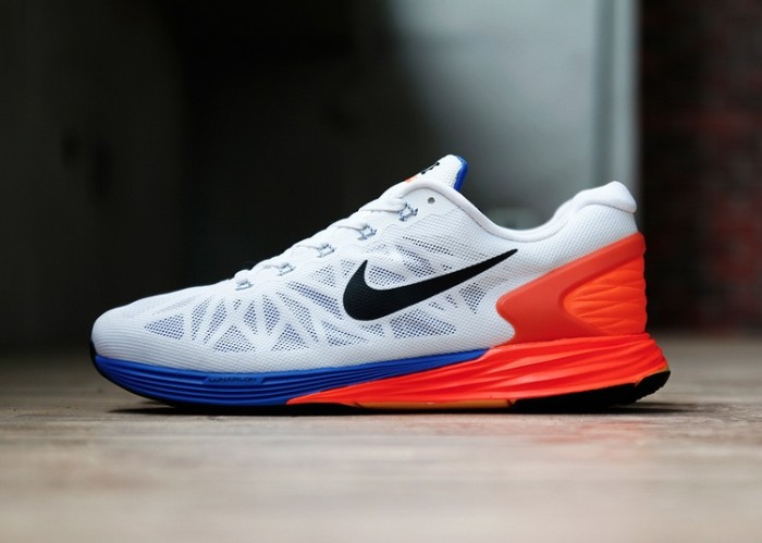 Nike LunarGlide 6 White Black Hyper Crimson Another Look